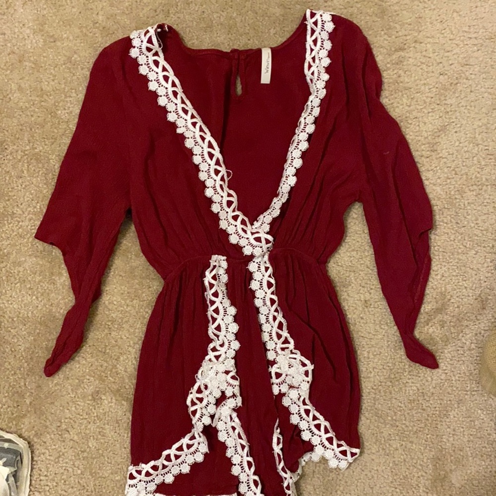 red romper